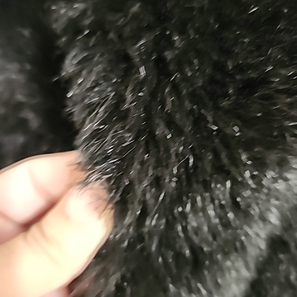 Vintage mob wife possibly Faux fur coat jacket maximalist goth party holidays - Picture 10 of 11